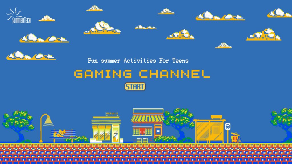 fun summer activities for teens, image showcasing Helping your teen create a gaming channel on Youtube can help boost creativity.